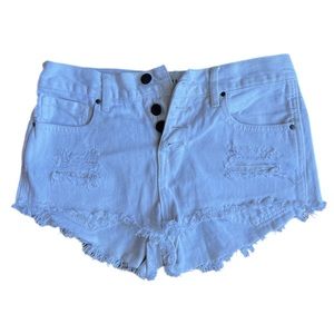 BULLHEAD x PACSUN White Denim Shorts